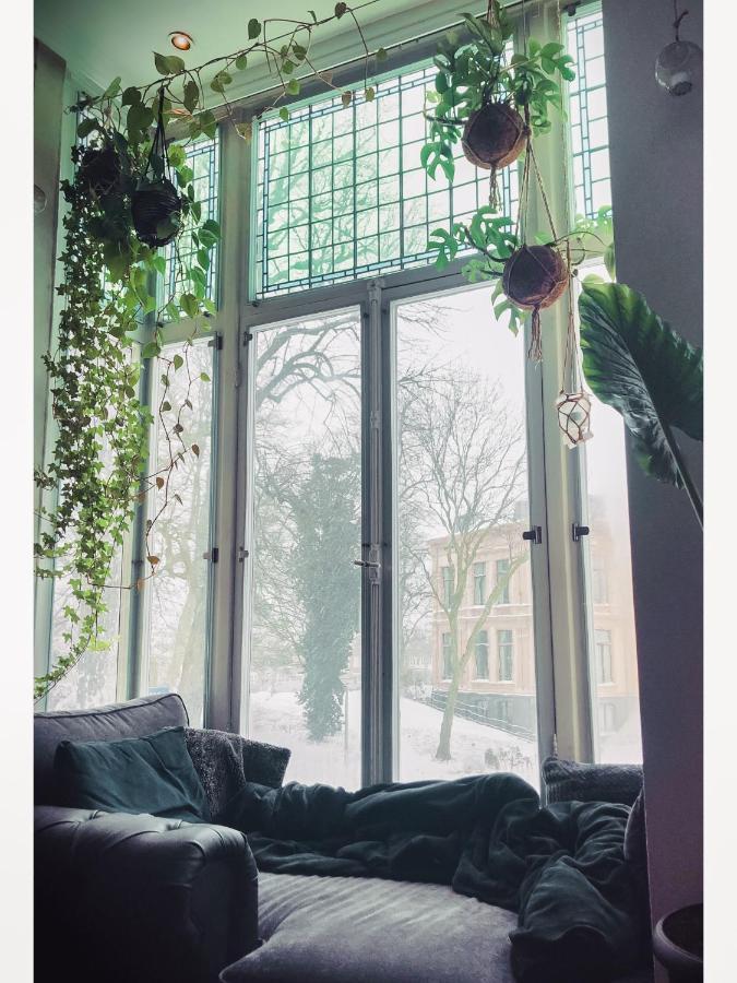 Lovely, 1898 Jugendstil Design Apartment, Old Haarlem City Centre, Fully Renovated With Parkview Near Amsterdam And Zandvoort, Bloemendaal Beach 외부 사진